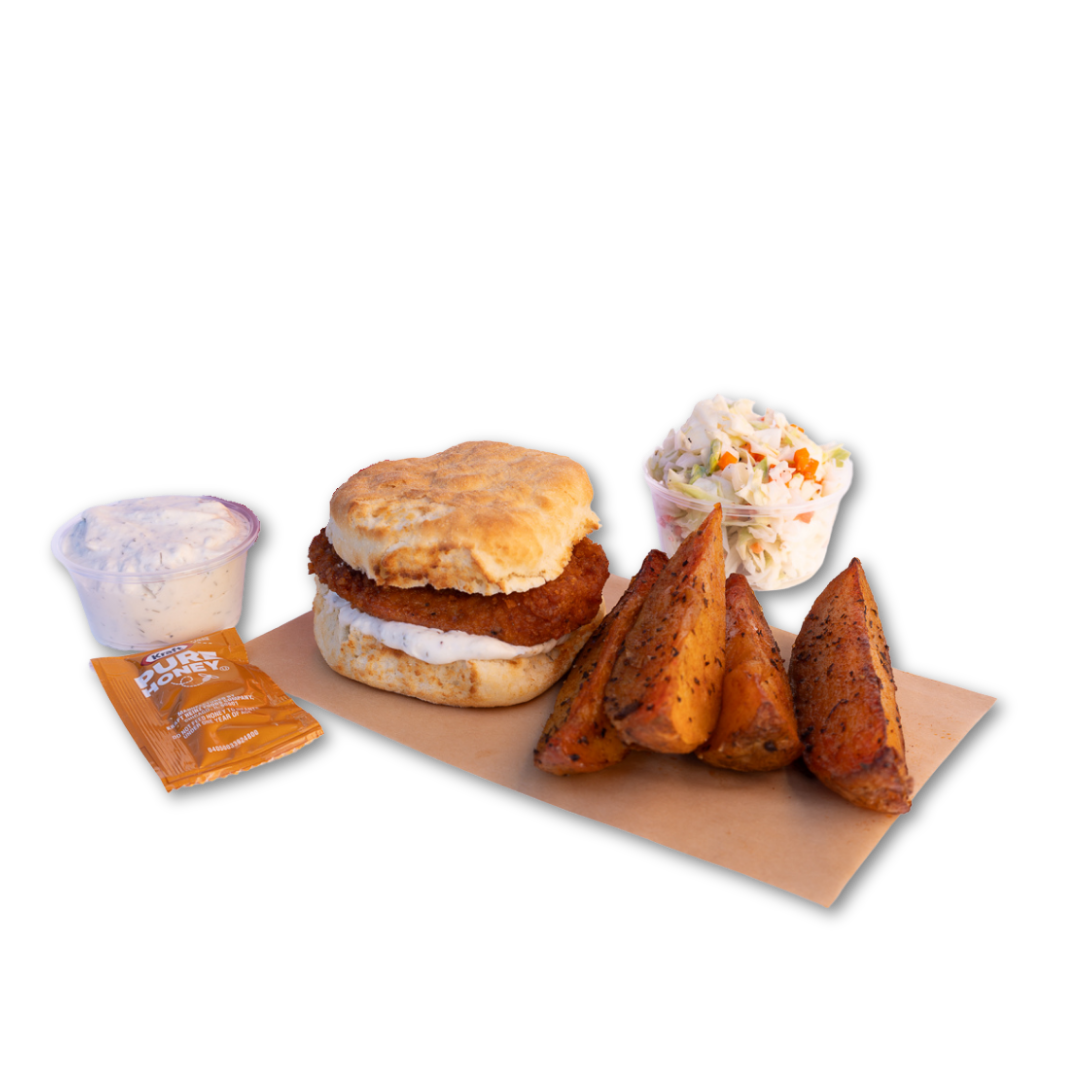 Chicken Biscuit Sandwich Plate
